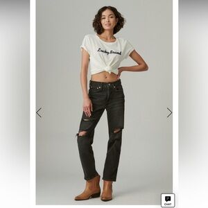 Lucky Brand Zoe High Rise Straight size 14/32